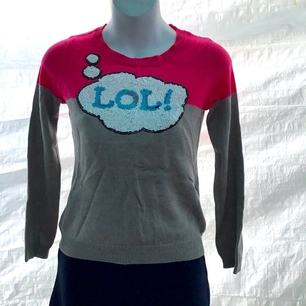 Lol girls sweater size 8/10. ( Bag J ).